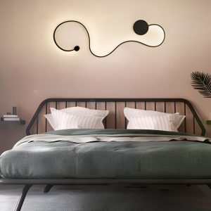 CHENG526 Creative Long Curved Linear LED Modern Wall Sconce Lighting Wall Light Wall Lamp