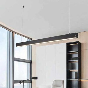 CHENG597 LED Linear Lighting Fixture Aluminum Shops 35W High Lumen Black Linear Led White Ceiling Office