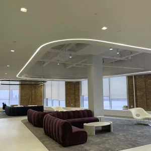 CHENG593 Office lighting system curved led linear