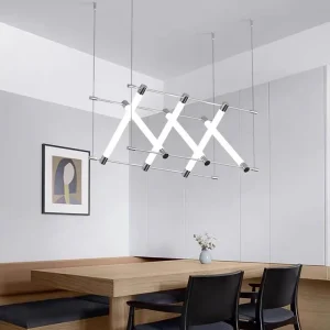 CHENG586 Acrylic Led Tube Pendant Lamp Villa
