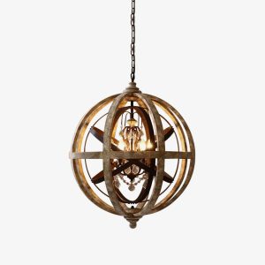 CHENG571 Retro Globe Weathered