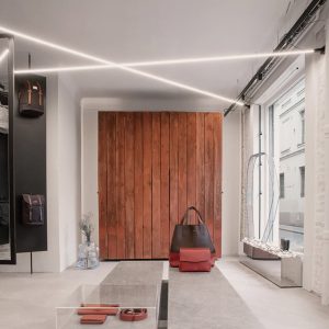 CHENG540 Creative Design Rotatable Anti-glare Adjustable Steel Strip LED Linear Light