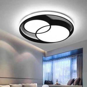 CHENG549 3 Circles Dimmable LED Nordic Ceiling Light Flush Mount Lighting