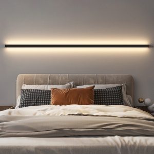 CHENG542 Nordic Minimalist Stepless Dimming Background Corner Atmosphere Wall Lamp