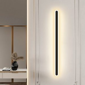 CHENG537 Nordic Minimalist Strip LED Aisle Bedside Living Room Background Wall Sconces