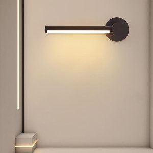CHENG543 Rectangular Shaped Thin Long Style Wall Sconces with Aluminum Acrylic Design