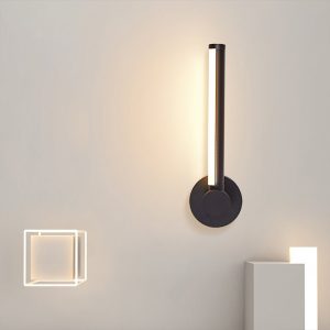 CHENG534 Simple Rotatable Three-color Dimming LED Wall Lamp for Living Room Background Wall