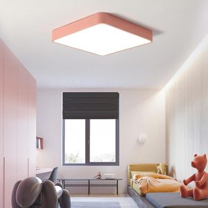 CHENG563 Square LED Flush Mount Light Baby Kids Lights Living Room Bedroom Ceiling Lights